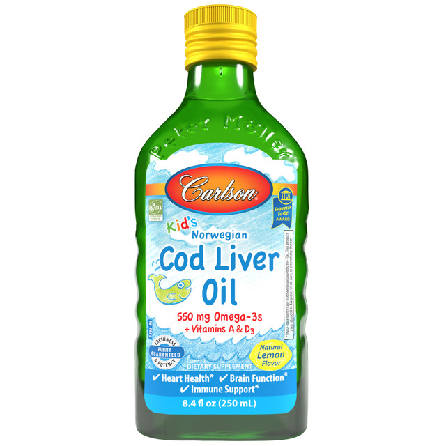 Kid's Cod Liver Oil is sourced from deep, cold-water fish off the coast of Norway using traditional, sustainable methods. sku_1353 cod liver oil for infants