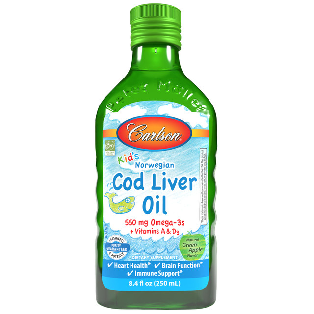 Kid's Cod Liver Oil is sourced from deep, cold-water fish off the coast of Norway using traditional, sustainable methods. sku_1373 cod liver oil for infants