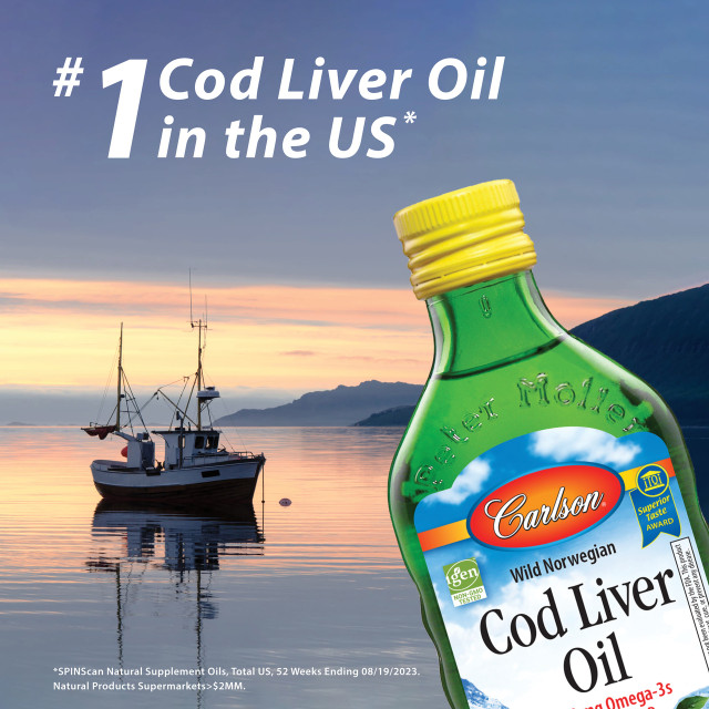 Norwegian Cod Liver Oil Minis provide vitamins A and D and the important omega-3s EPA and DHA, which support heart, brain, vision, and joint health.