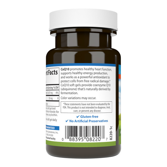 Supplementing with Carlson CoQ10 50 mg can restore CoQ10 levels within our body, so we can maintain healthy cellular energy levels.