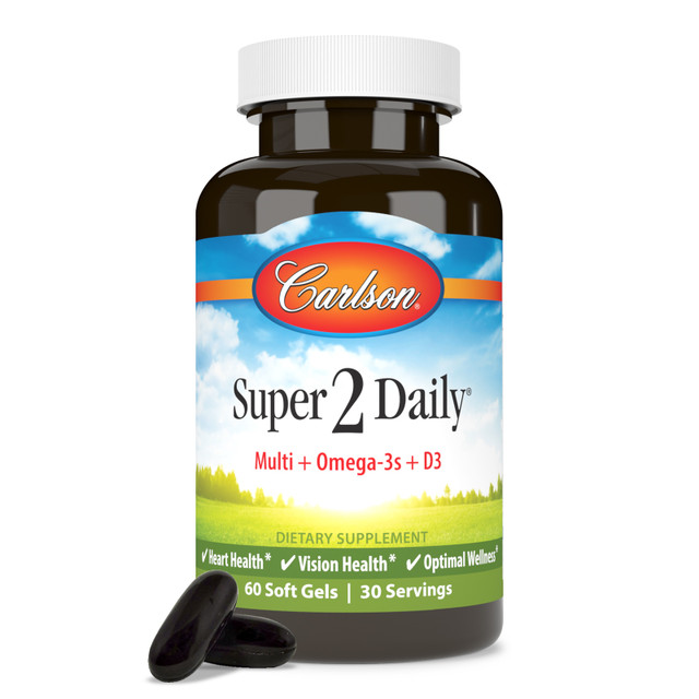 Super 2 Daily is a super-strength, iron-free, twice-daily supplement packed with essential vitamins and minerals that support overall health.