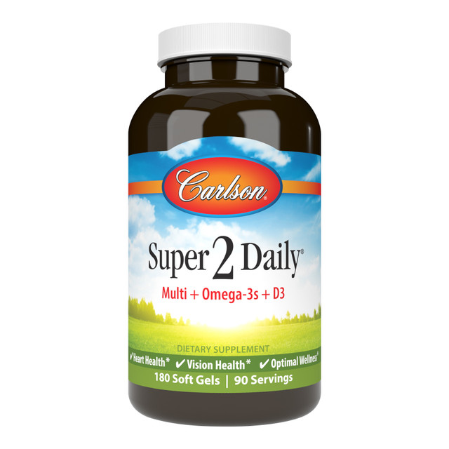 Super 2 Daily is a super-strength, iron-free, twice-daily supplement packed with essential vitamins and minerals that support overall health. sku_4052-UPC