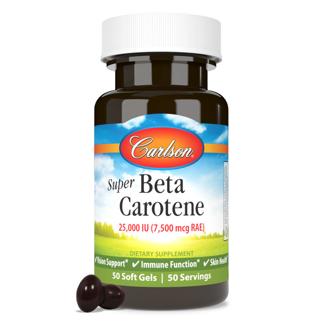 Beta carotene is an important antioxidant in the body that also acts as a source of vitamin A. 