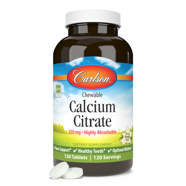 Each tasty, vanilla chewable provides 250 mg of calcium, which supports healthy bones and teeth. chewable calcium supplements, calcium citrate chewable, calcium chewables