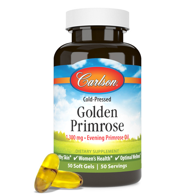 Golden Primrose is rich in gamma linolenic acid, an important omega-6 fatty acid that supports skin health and promotes overall women's health.