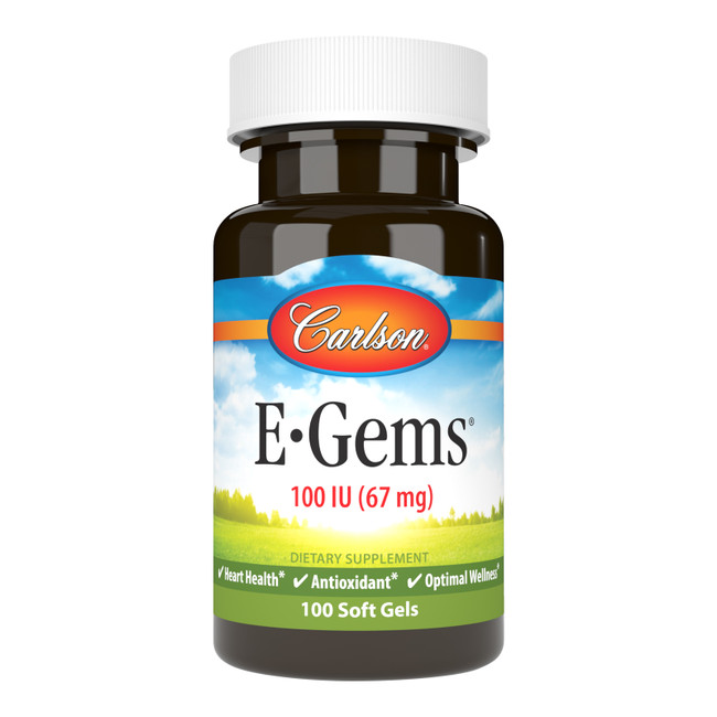 E-Gems® provide 100 IU (67 mg) of vitamin E per soft gel.