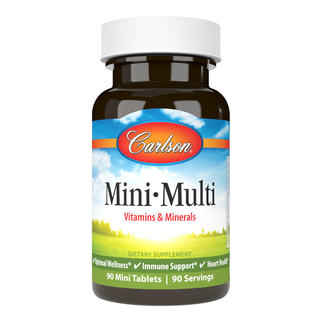 Mini-Multi delivers important vitamins and minerals in a small, easy-to-swallow tablet to promote optimal wellness.