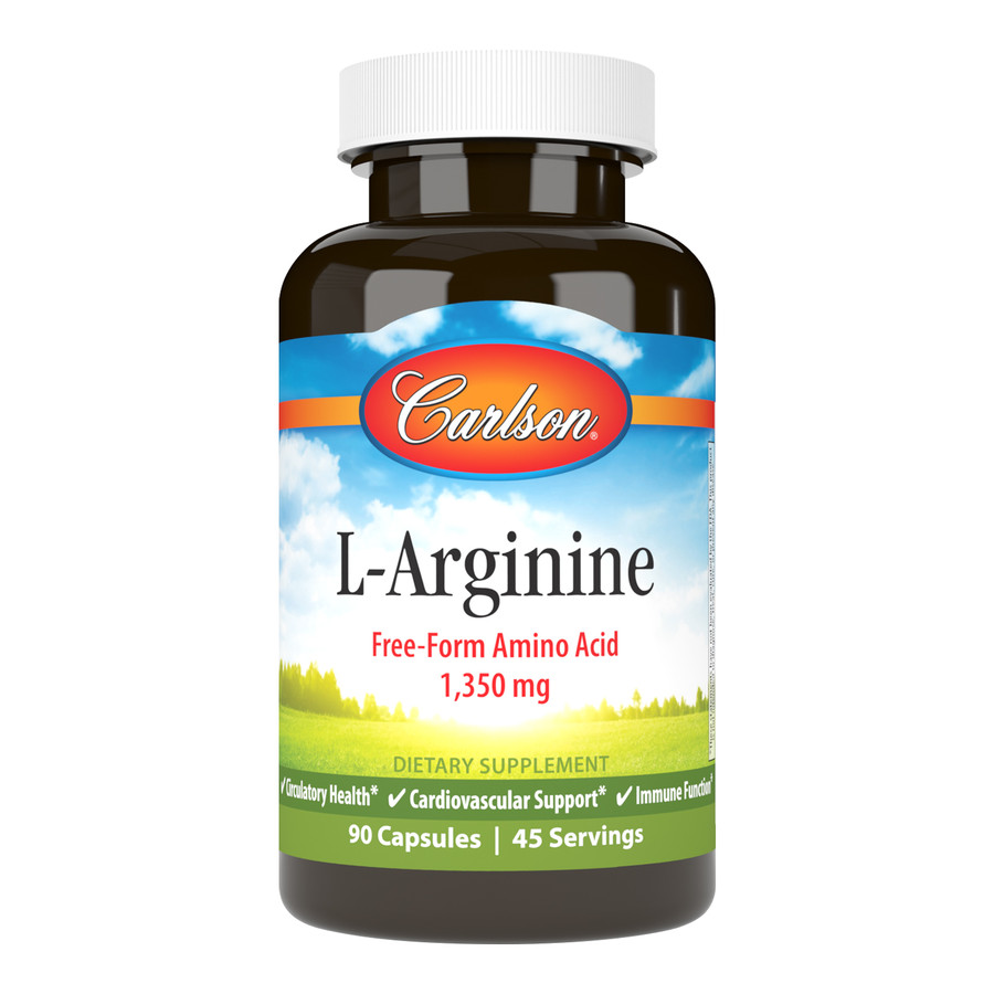 L-Arginine is a precursor of nitric oxide, which is necessary for the healthy dilation of blood vessels, circulation, and blood flow.