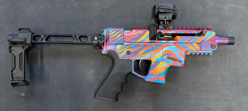 SAS-9 Complete Pistol w/ Tropical Heat Cerakote Bundle (1 of 1)