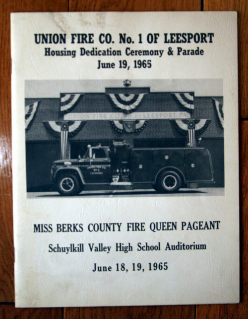 Union Fire Co. #1 of Leesport Housing Dedication Ceremony & Parade 1965 BERKS PA