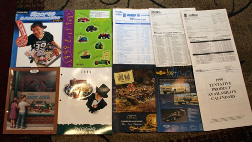 1999 ERTL TOYS/Collectibles/Farm/Sport Catalogs Advertising + Product Order Form