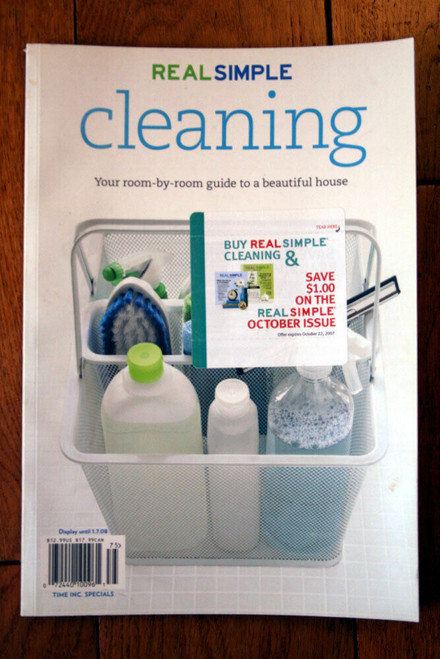 REAL SIMPLE CLEANING Your Room-By-Room Guide to a Beautiful House 2007 1st Ed.