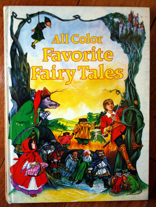 All Color Favorite Fairy Tales 1988 Jane Carruth Treasure Press Vintage HC Book