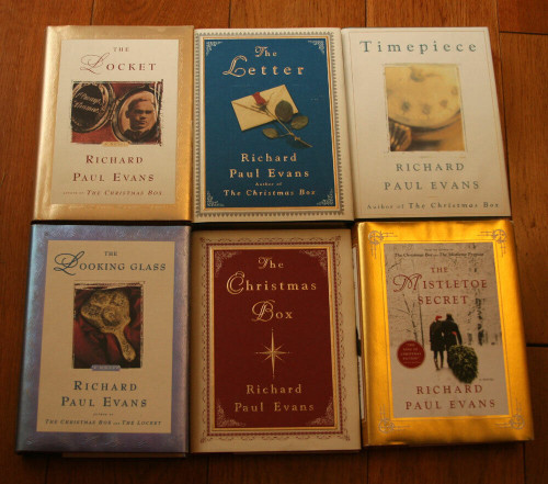 Lot of Richard Paul Evans Books The Letter Christmas Box Timepiece Looking Glass