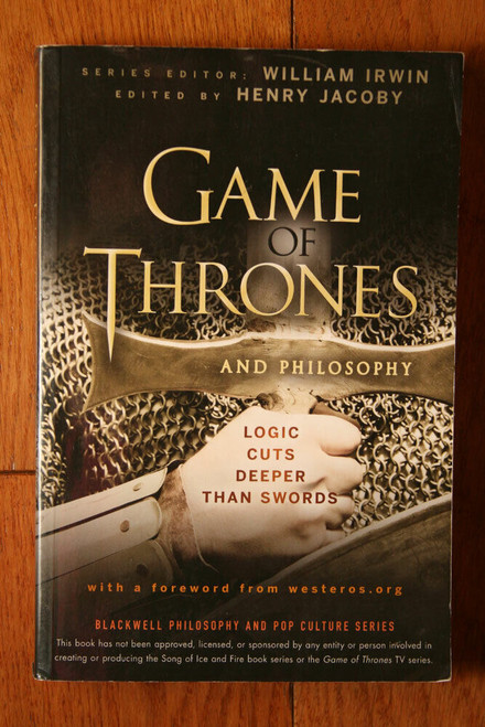 GAME OF THRONES and Philosophy (2012) Henry Jacoby Paperback HBO TV Series GOT