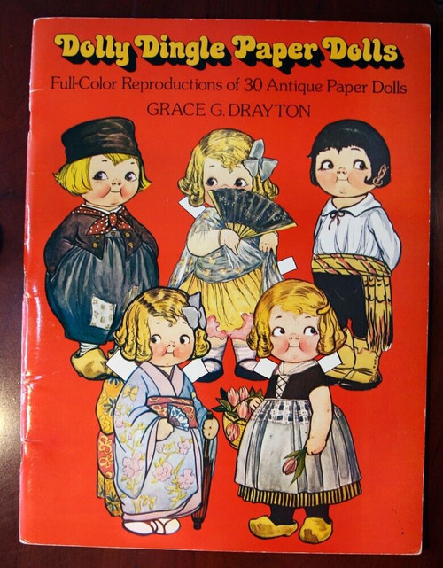 Dolly Dingle Paper Dolls (1978) 30 Antique Dolls by Grace G. Drayton Unused