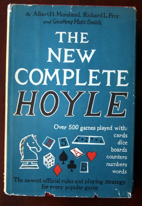 The New Complete HOYLE by Morehead, Frey & Mott-Smith 1956 HC/DJ Card Games