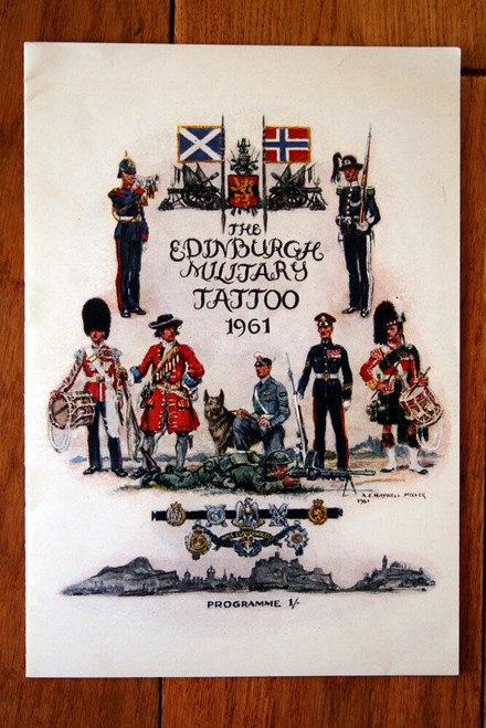 The Edinburgh Military Tattoo 1961 Programme Music Festival Scotland (ROYAL)