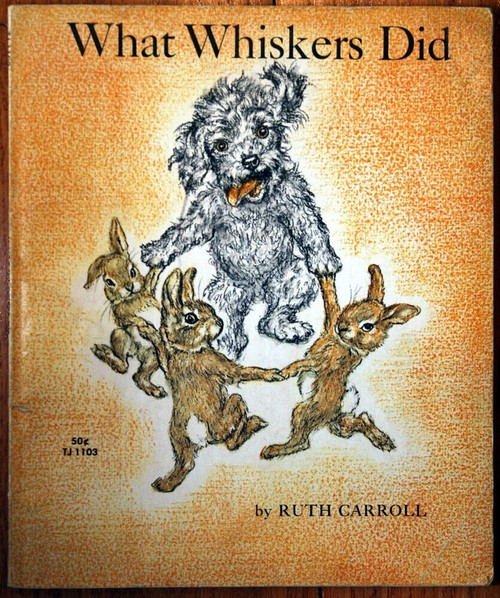 What Whiskers Did by Ruth Carroll 1967 1st Printing Vintage Scholastic Paperback
