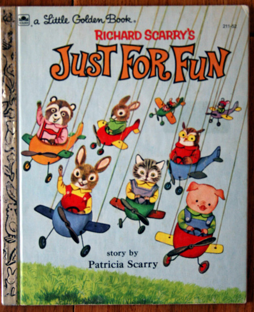 Richard Scarry's JUST FOR FUN 1960 Little Golden Book Patricia Scarry
