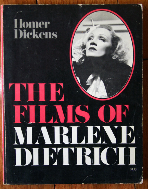 The Films of Marlene Dietrich by Homer Dickens 1980 Paperback MOVIES Hollywood