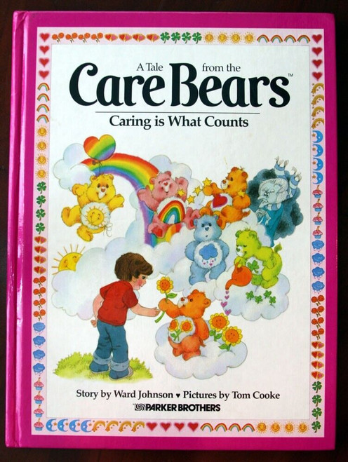 CARE BEARS Caring Is What Counts 1983 Vintage Book PARKER BROTHERS Ward Johnson