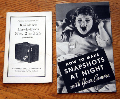 Rainbow Hawk-Eyes Nos. 2 & 2A (Model B) Eastman Kodak Co. Instruction Book 1930