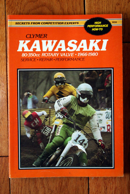Clymer KAWASAKI 1966-1980 Motorcycle Manual 80-350cc Rotary Valve Service/Repair