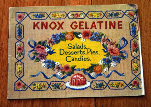 KNOX GELATINE 1945 Charles B. Knox Gelatine Co. Vintage Advertising Cookbook