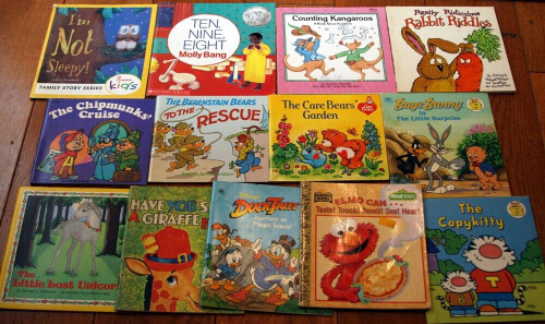 Lot of 13 Paperback Children's Books Care Bears, Berenstain Bears, Chipmunks ++