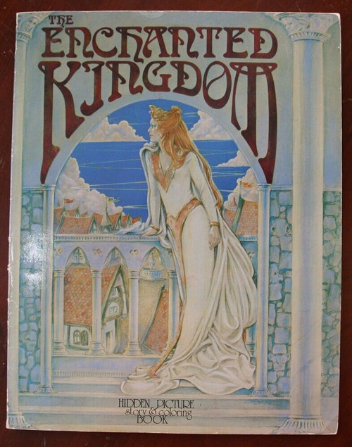 The Enchanted Kingdom: Hidden Picture Story & Coloring Book 1983 Jodell Abrams