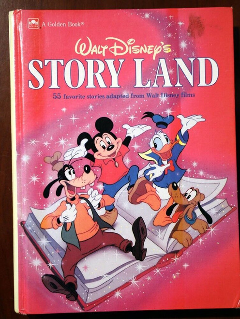 Walt Disney's STORY LAND 55 Favorite Stories 1987 Vintage Golden Book HARDCOVER