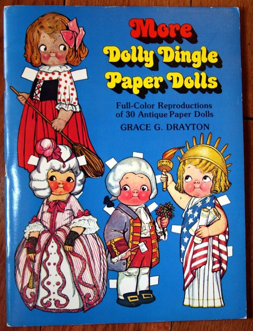 More DOLLY DINGLE Paper Dolls 1979 Vintage Grace G. Drayton 30 Antique Dolls