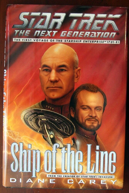 STAR TREK The Next Generation SHIP OF THE LINE by Diane Carey 1997 1st Printing