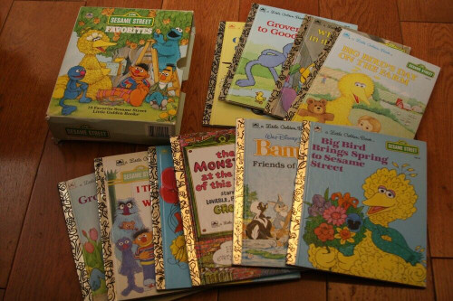 Sesame Street Favorites Little Golden Book Boxed Set 10 Books (1992)