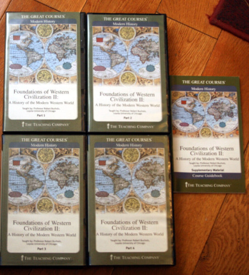 Foundations of Western Civilization Great Courses CASSETTES Parts 1-4 Audiobook