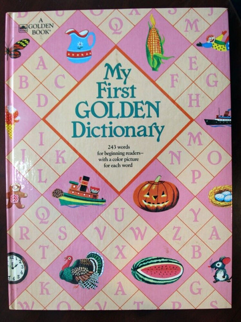 My First Golden Dictionary 1983 Golden Book Illustrated by RICHARD SCARRY