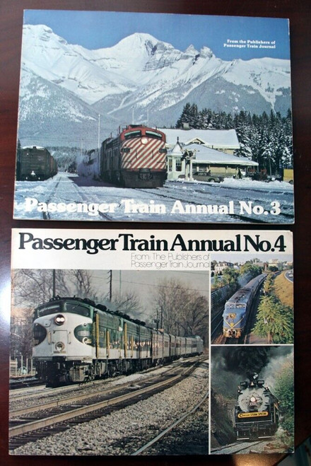 Passenger Train Journal Annual No. 3 & No. 4 Railroad PTJ 1978 Magazines