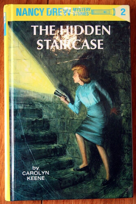 The Hidden Staircase #2 Nancy Drew Mystery Stories Yellow Glossy Hardcover 2001