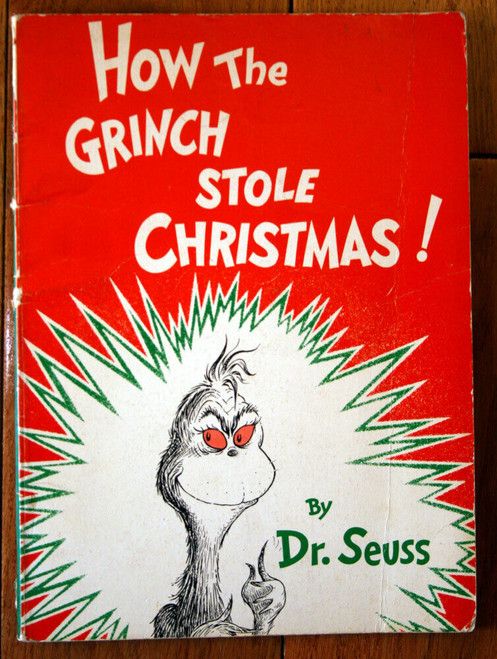 How The Grinch Stole Christmas! by Dr. Seuss 1957 Random House Vintage Paperback