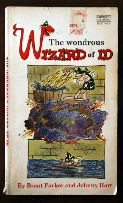 The Wondrous WIZARD of ID Brant Parker, Johnny Hart 1970 Vintage COMIC Paperback
