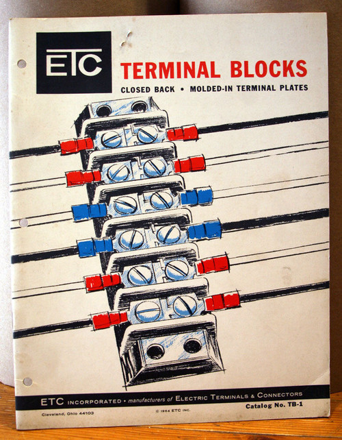 ETC Terminal Blocks Catalog No. TB-1 (1964) Electrical Terminals & Connectors