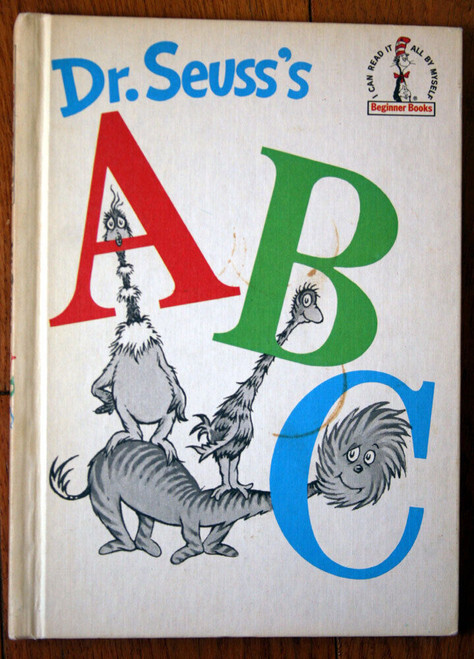 Dr. Seuss's ABC 1963 Beginner Books Vintage Hardcover "I Can Read All By Myself"