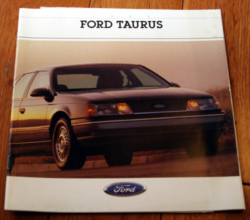 1988 FORD TAURUS Brochure Car/Automobile Advertising LX GL L MT-5 Wagon Sedan +
