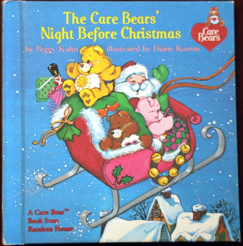 The Care Bears' Night Before Christmas 1985 Vintage Hardcover 1980s TV CHARACTER