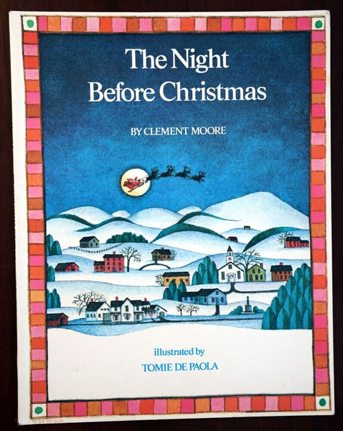 The Night Before Christmas by Tomie De Paola 1980 Holiday House Paperback