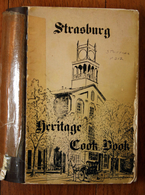Strasburg Heritage Cookbook 1975 Vintage Recipe Collection 2nd Printing PA