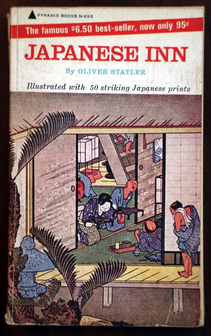 JAPANESE INN by Oliver Statler 1962 Pyramid Books Vintage Paperback 1st Printing