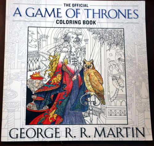 Official A GAME OF THRONES Coloring Book GEORGE R.R. Martin (2015) Unused ADULT