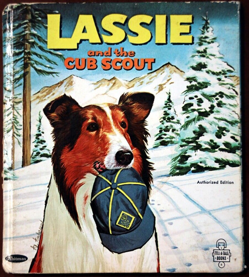 LASSIE AND THE CUB SCOUT 1966 Tell-A-Tales #2503 WHITMAN Michelson/Andersen